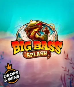 Explore the thrilling world of the Big Bass Splash game by Pragmatic Play, highlighting a vibrant fish leaping out of water. This graphic depicts the heart of angling with striking text and exciting visuals. Ideal for those who love fishing-themed games, offering a fun-filled experience. 